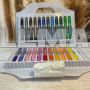 Профессиональные Акриловые маркеры Acrylic marker 24 цветов в кейсе